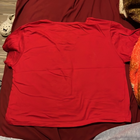 Coca Cola Red Crop Top Small Shirt - Picture 2 of 2